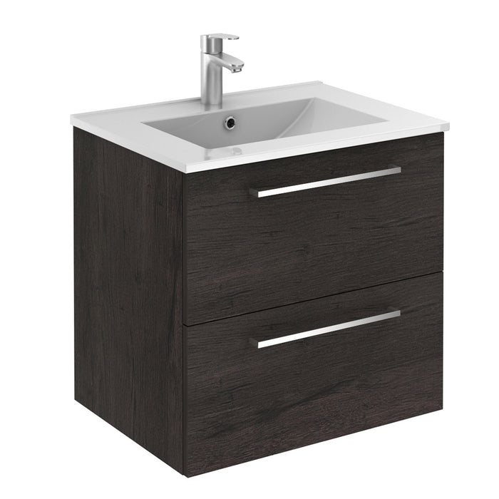 Aquamoon Valencia 24 Wendge Wall Hung Modern Bathroom Vanity Set