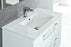 Aquamoon Valencia 24 White Wall Hung Modern Bathroom Vanity Set