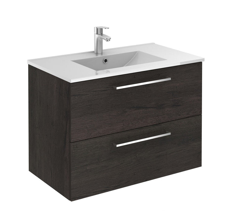 Aquamoon Valencia 32 Wendge Wall Hung Modern Bathroom Vanity Set