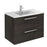 Aquamoon Valencia 32 Wendge Wall Hung Modern Bathroom Vanity Set