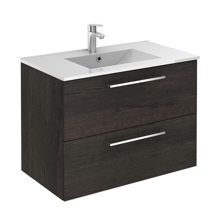 Aquamoon Valencia 32 Wendge Wall Hung Modern Bathroom Vanity Set