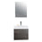 Venice 24 Maple Grey Hg - CABINET ONLY