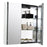 Aquamoon Venice 31 Sink Walnut  Wall Mounted Modern Bathroom Vanity Set