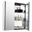 Venice 36 White Hg - CABINET ONLY