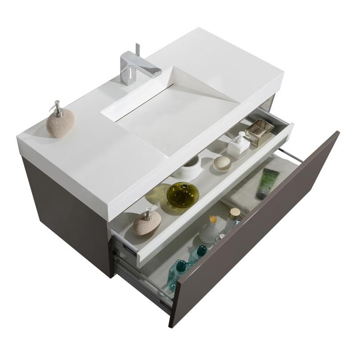 Venice 39 Grey Brown Hg - CABINET ONLY
