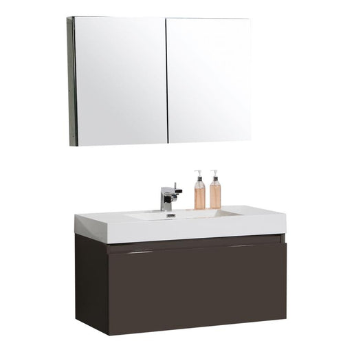 Venice 39 Grey Brown Hg - CABINET ONLY