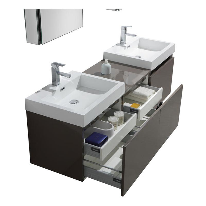 Venice 69 Double Grey Brown Hg - CABINET ONLY