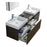Venice 69 Double Maple Grey - CABINET ONLY