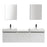 Venice 69 Double White Hg - CABINET ONLY