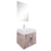 Aquamoon Venus 24 Infinity Sink Ashwood  Wall Mounted Modern Bathroom Vanity Set