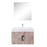 Aquamoon Venus 31 Infinity Sink Ashwood  Wall Mounted Modern Bathroom Vanity Set