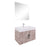 Aquamoon Sunrise 31 Ashwood  Wall Mounted Modern Bathroom Vanity Set
