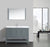 Aquamoon Venus 24  Ashwood  Wall Mounted Modern Bathroom Vanity Set