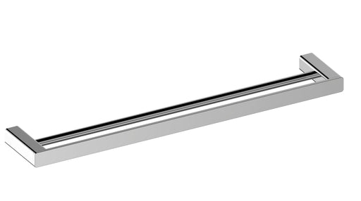 Aquamoon A20 Bathroom Dual Towel Bar 24-Inch Wall Mounted Chrome Finished